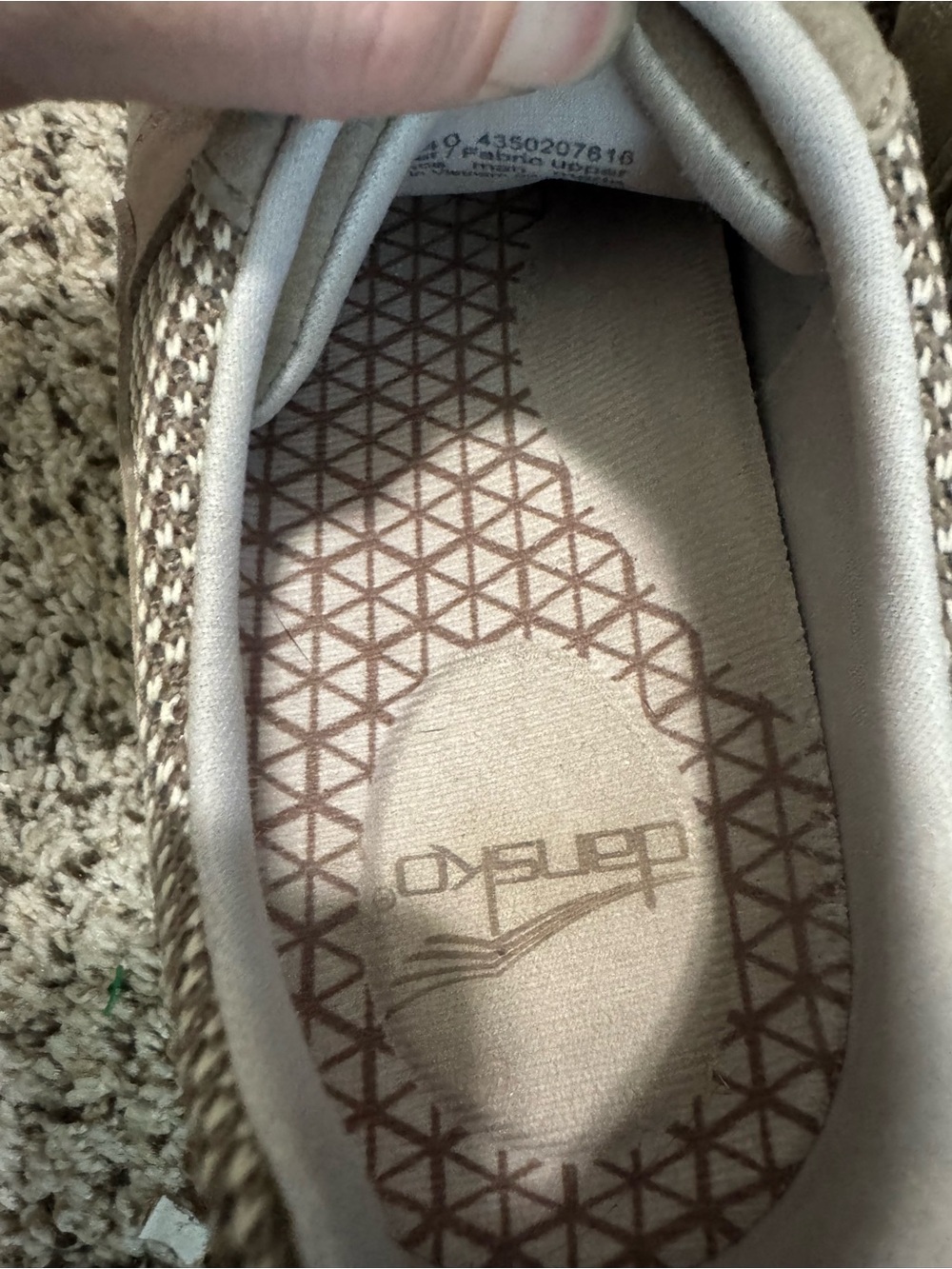 Dansko Paisley Taupe Suede Outdoor Lace-Up Sneaker size 40 - Picture 9 of 10